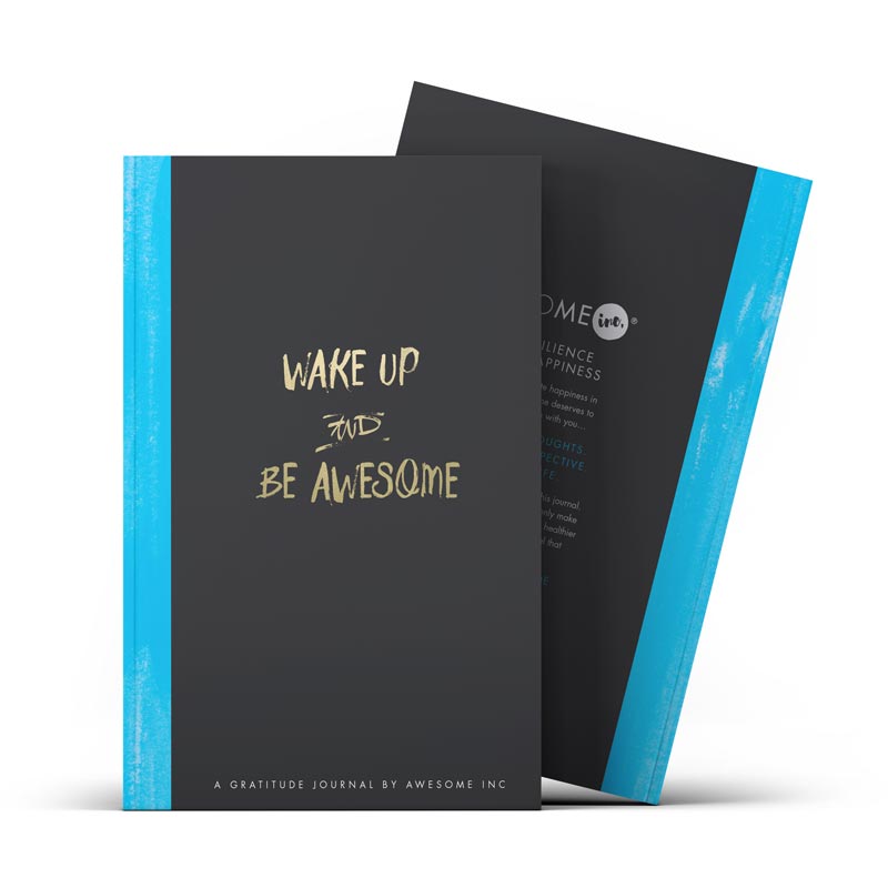 wake up and be awesome mini gratitude journal