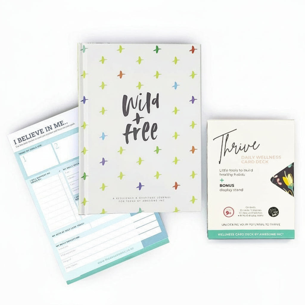 wild and free bundle for gratitude and wellbeing 