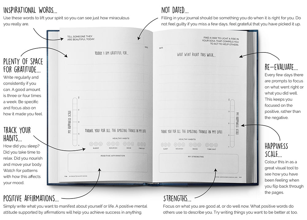 Journal for gratitude and mindset 