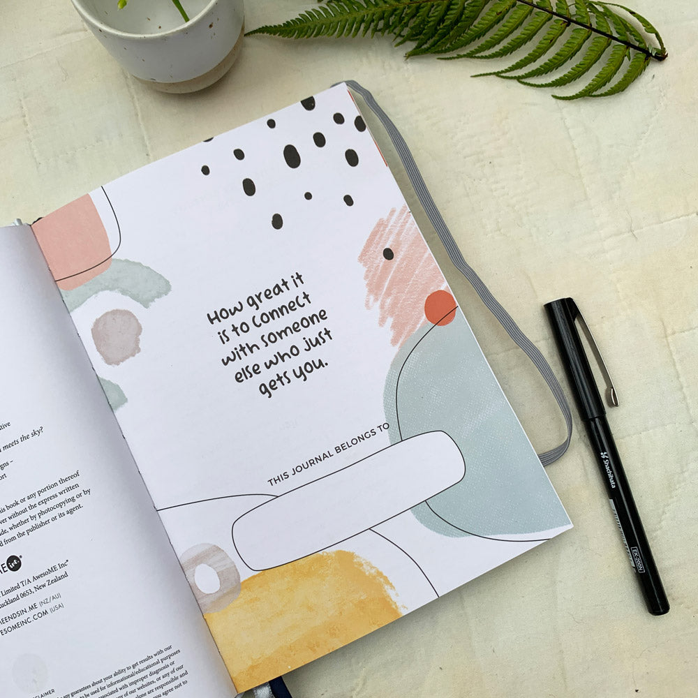 Gratitude journal for mindset and mental health 