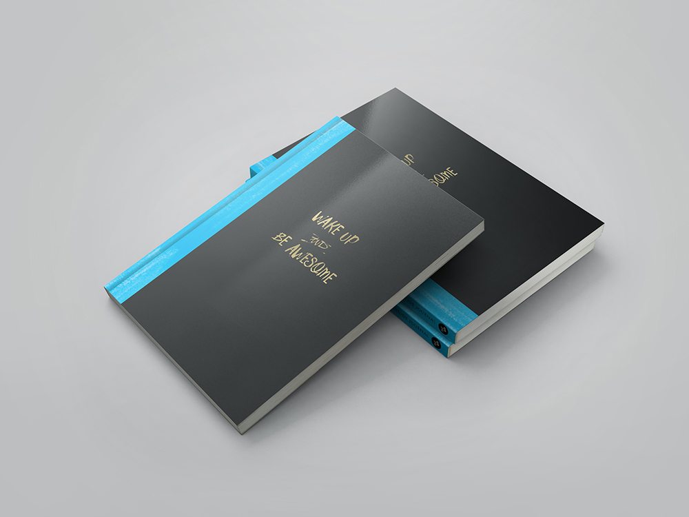 Mini gratitude journal for mindset and mental health 