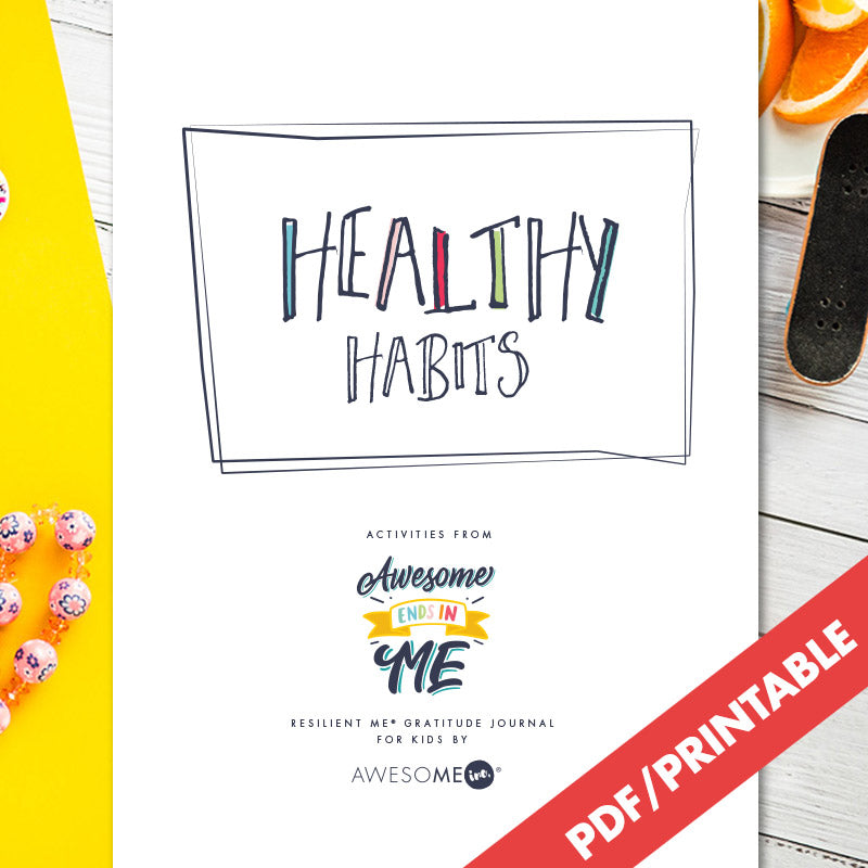 Healthy habits printable 